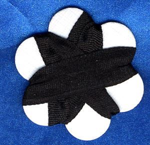 7mm Silk Ribbon - Black